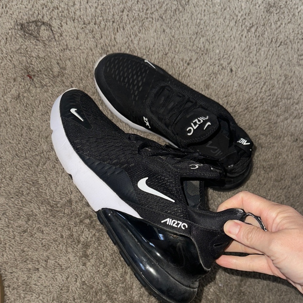 Nike Air Max 270 Women's Black White Athletic Sneakers